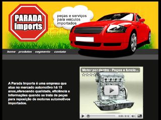 Thumbnail do site Parada Imports