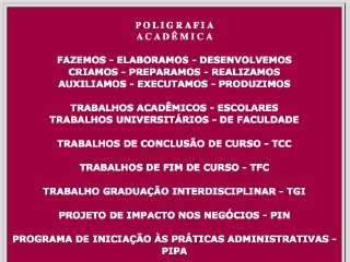 Thumbnail do site Poligrafia Acadêmica