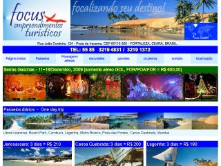 Thumbnail do site Focus Turismo Fortaleza
