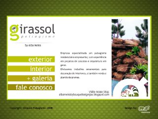Thumbnail do site Girassol Paisagismo by Alba Meira