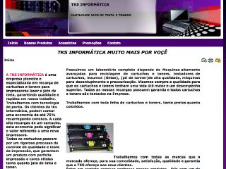 Thumbnail do site TKS Informtica - Toners e cartuchos