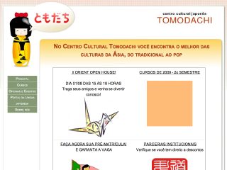Thumbnail do site Centro Cultural Oriental TOMODACHI