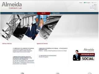 Thumbnail do site Almeida Advogados