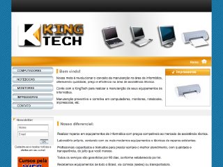 Thumbnail do site Kingtech Assistncia Tcnica em Informtica