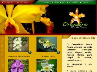 Thumbnail do site Orquidrio Ponta Negra