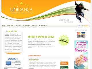 Thumbnail do site Unidana - Cursos de dana