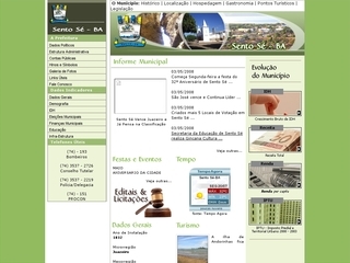 Thumbnail do site Prefeitura Municipal de Sento S