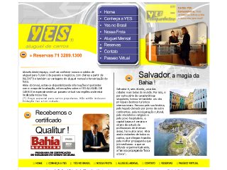 Thumbnail do site YES Aluguel de carros - Lauro de Freitas
