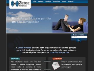 Thumbnail do site Zetec Wireless