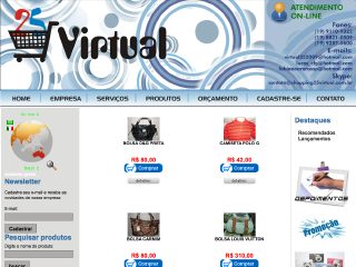 Thumbnail do site Shopping 25 Virtual