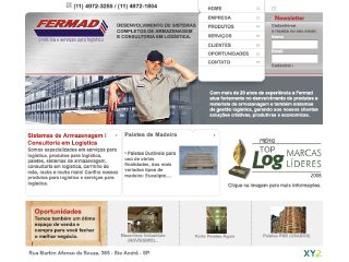Thumbnail do site Fermad - Servios e Produtos para logstica