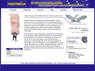 Thumbnail do site Ribermdia Servios de Microfilmagem