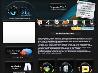 Thumbnail do site Six Agencia Web - Tecnologia & Design