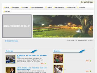 Thumbnail do site Prefeitura Municipal de Macabas
