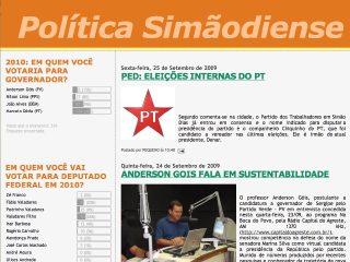 Thumbnail do site Poltica Simodiense