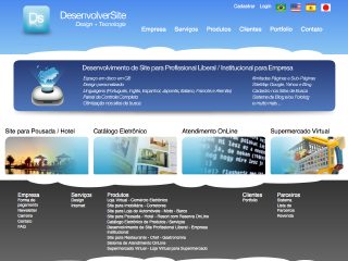 Thumbnail do site Desenvolver Site = Design + Tecnologia