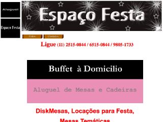 Thumbnail do site Espao Festa - Locaao de mesas e Cadeiras