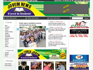 Thumbnail do site Jornal Fora Jovem