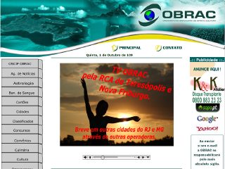 Thumbnail do site OBRAC - Organizao Braileira de Arte e Cultura