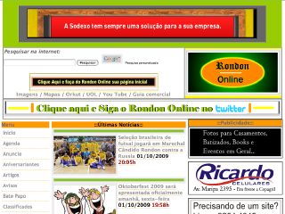 Thumbnail do site Rondon Online!