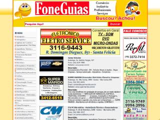 Thumbnail do site Foneguias - O Guia Telefnico de So Carlos