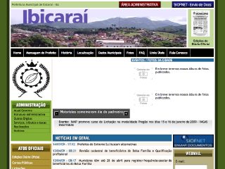 Thumbnail do site Prefeitura Municipal de Ibicara