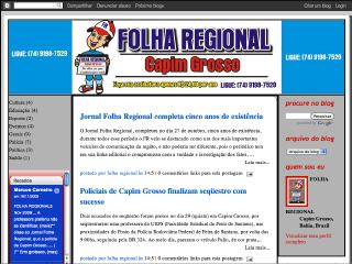 Thumbnail do site Folha Regional