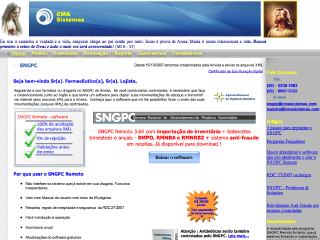 Thumbnail do site SNGPC Remoto Software para Drogarias