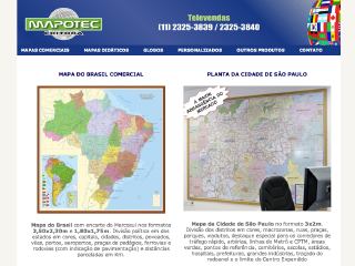 Thumbnail do site Mapotec - Editora de Mapas