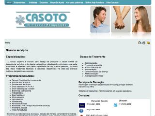Thumbnail do site Casoto - Clinicas de Recuperao
