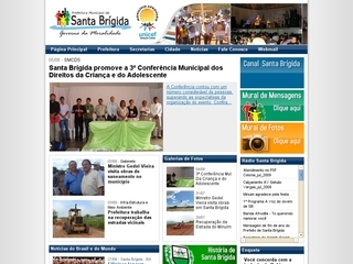 Thumbnail do site Prefeitura Municipal de Santa Brgida