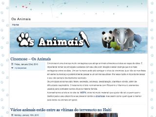 Thumbnail do site Os Animais