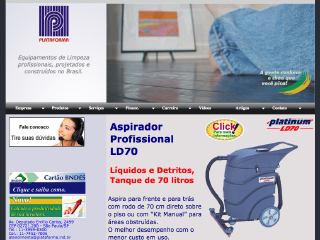 Thumbnail do site Plataforma - Equipamentos de Limpeza e Conservao de Pisos