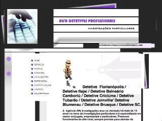 Thumbnail do site Alfa Detetives Profissionais