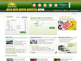 Thumbnail do site Autopan - Classificados de carros