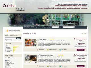 Thumbnail do site Hotel-Curitiba.tur.br
