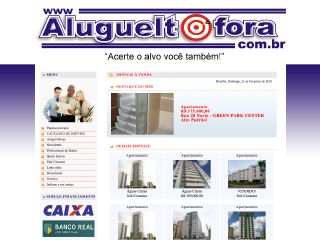 Thumbnail do site Aluguel to fora!