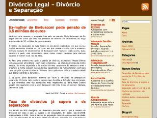 Thumbnail do site Divrcio Legal
