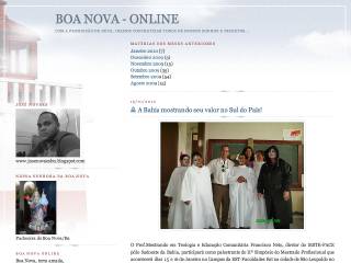 Thumbnail do site Boa Nova Online 