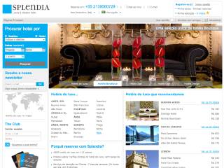 Thumbnail do site Splendia - Hotéis de Luxo