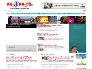 Thumbnail do site Agora T On Line - O seu Portal de Notcias