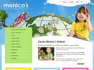 Thumbnail do site Escola Bilingue Monica