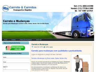 Thumbnail do site Carreto & Carretos - Carretos e Mudanas Econmica