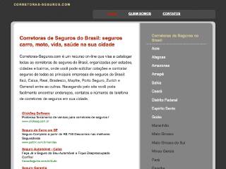 Thumbnail do site Corretoras de Seguros no Brasil