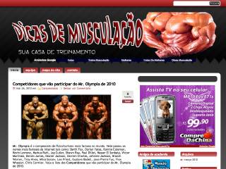 Thumbnail do site Dicas de Musculao