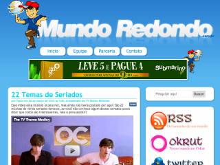 Thumbnail do site Mundo Redondo