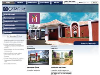 Thumbnail do site Catagu Construtora e Incorporadora
