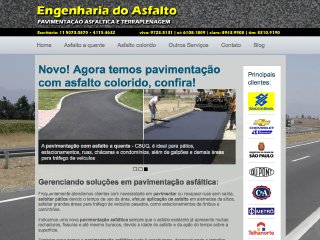 Thumbnail do site Engenharia do Asfalto