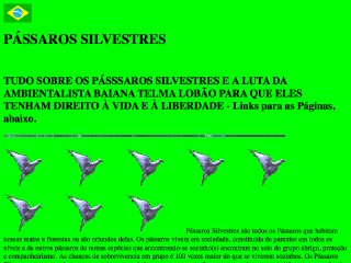 Thumbnail do site Pssaros Silvestres