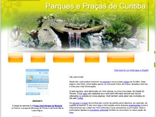 Thumbnail do site Parques e Praas de Curitiba